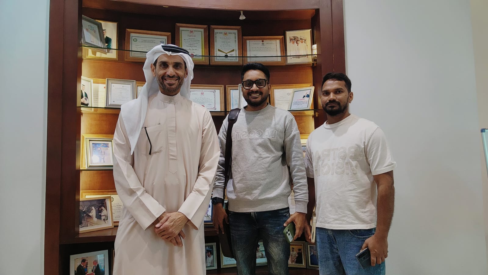 With Faisal Al Qasim